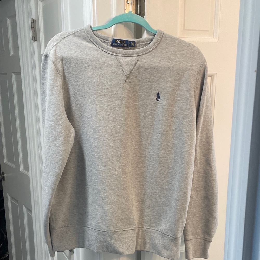 Polo by Ralph Lauren Light Gray Crewneck Sweater